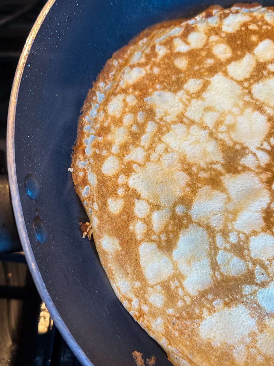 pancake flipped
