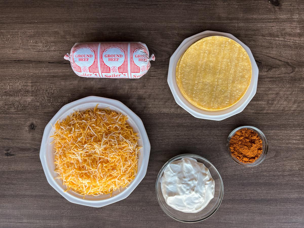 Taco Pie ingredients 