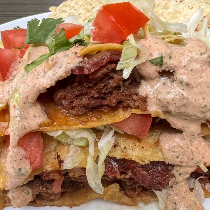 Blackstone Quesadilla Burgers Recipe Loveable Lemons