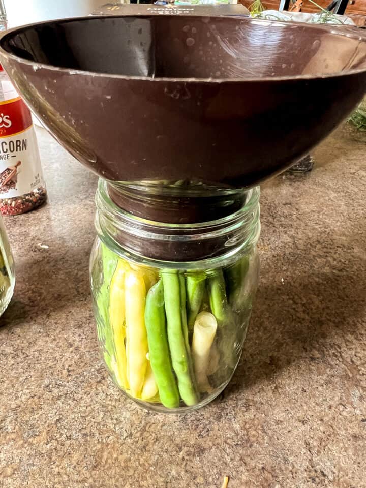 Quick Refrigerator Pickled Green Beans (Dilly Beans)