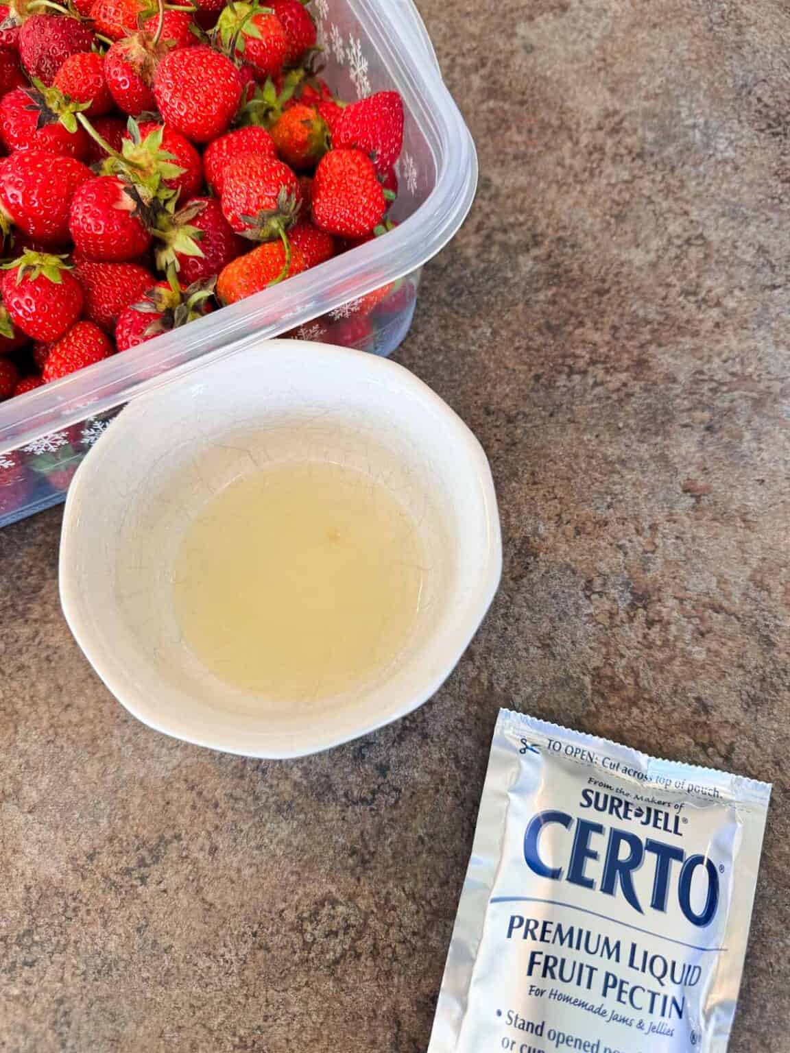 Strawberry Freezer Jam With Certo | Loveable Lemons