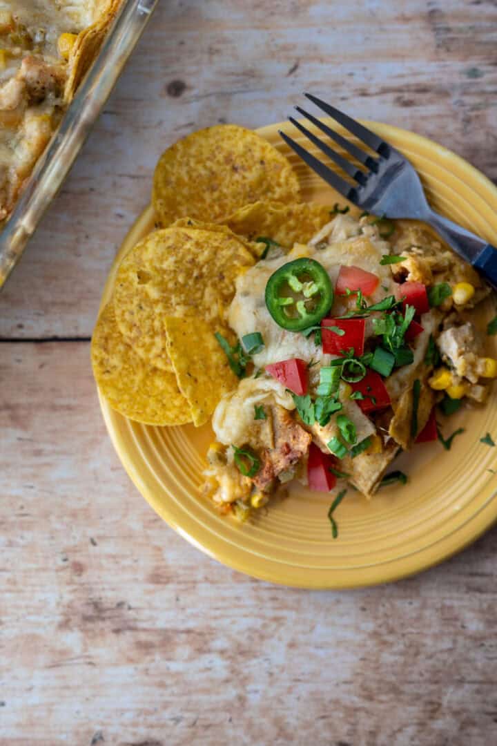 Green Chile Chicken Casserole (Gluten Free and Low FODMAP) | Loveable ...