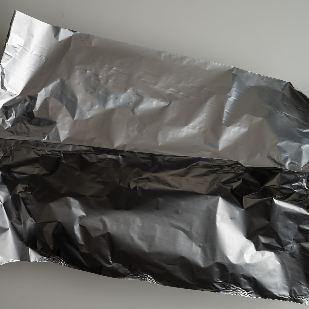 alumunium foil tent.
